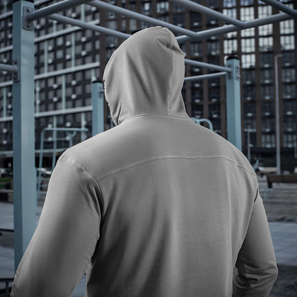 M-Tac кофта Hoodie Born by Revolution Light Grey– Мілітарист - зображення 16