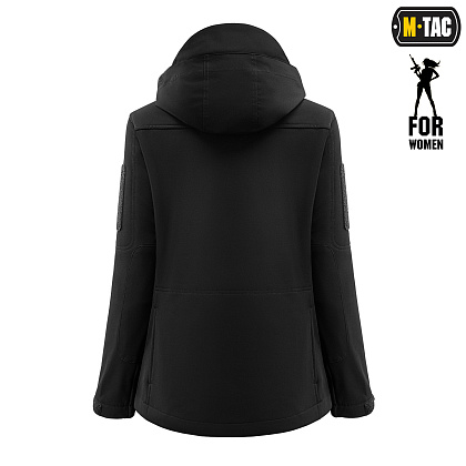 M-Tac куртка Soft Shell Lady Black– Мілітарист - зображення 4