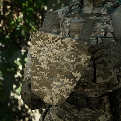 M-Tac фартук противоосколочный с баллистическим пакетом 1 класс (BRONYX) Laser Cut MM14– Милитарист - фото 24