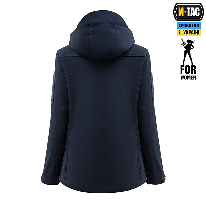 M-Tac куртка Soft Shell Lady Dark Navy Blue– Мілітарист - зображення 4