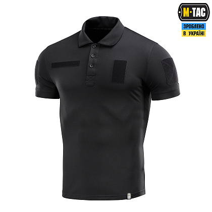 M-Tac поло тактичне Nylon Black– Мілітарист - зображення 1