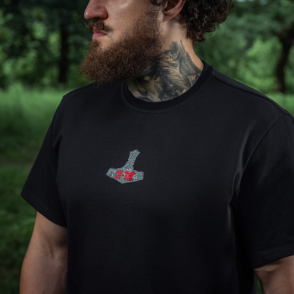 M-Tac футболка Ragnarok Cotton Hard Black– Мілітарист - зображення 25