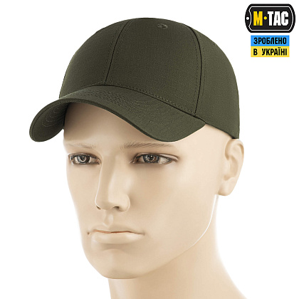 M-Tac бейсболка Elite Flex рип-стоп Army Olive– Милитарист - фото 1