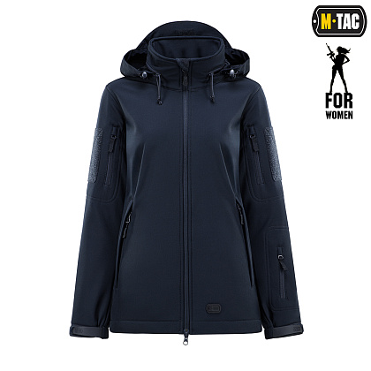 M-Tac куртка Soft Shell Lady Dark Navy Blue– Мілітарист - зображення 2
