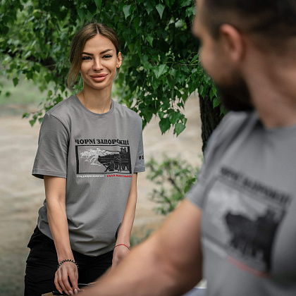 M-Tac футболка Чорні Запорожці Light Grey– Мілітарист - зображення 17