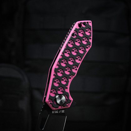 M-Tac ніж складний Type 12 Skull Black/Pink– Мілітарист - зображення 13