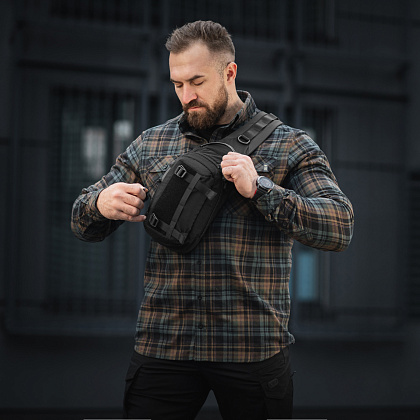 M-Tac сумка Sling Civilian Lite-NR Black– Милитарист - фото 20