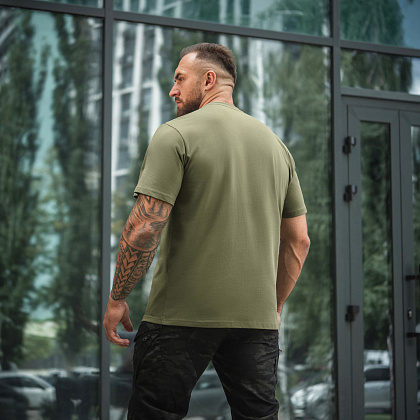 M-Tac футболка Cotton Hard Oversize Light Olive– Мілітарист - зображення 9
