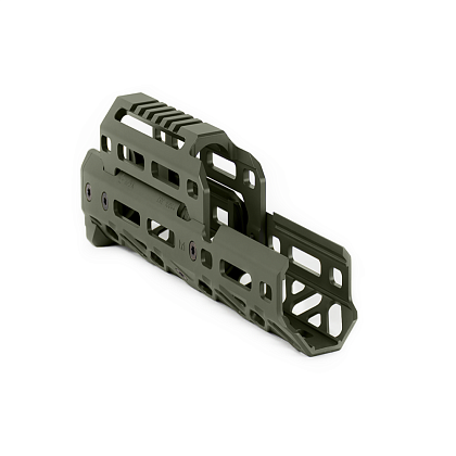 Крук M-Lock цівка для АКС-74У коротка верхні накладка OD Green (1U044A)– Мілітарист - зображення 4