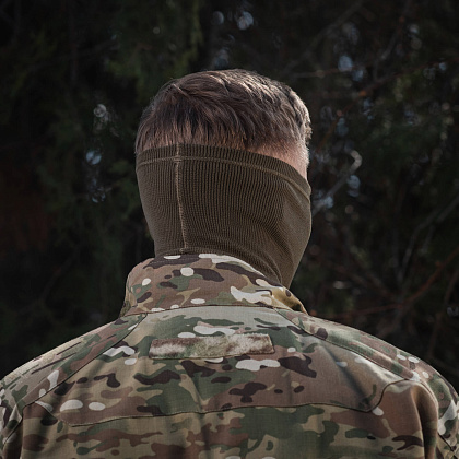 M-Tac шарф-труба анатомічний мікрофліс ріп-стоп Dark Olive– Мілітарист - зображення 16