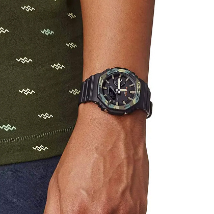 Годинник CASIO GA-2100SU-1AER– Мілітарист - зображення 6
