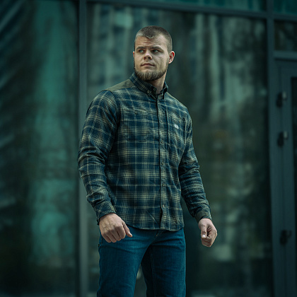 M-Tac сорочка Redneck Shirt Olive/Navy Blue– Мілітарист - зображення 33