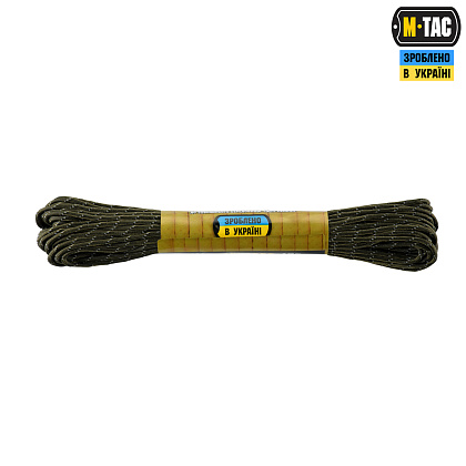 M-Tac паракорд 475 15m OD Green Reflective– Мілітарист - зображення 2