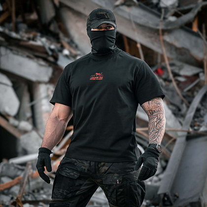 M-Tac футболка russia is a terrorist state Cotton Hard Black– Мілітарист - зображення 13