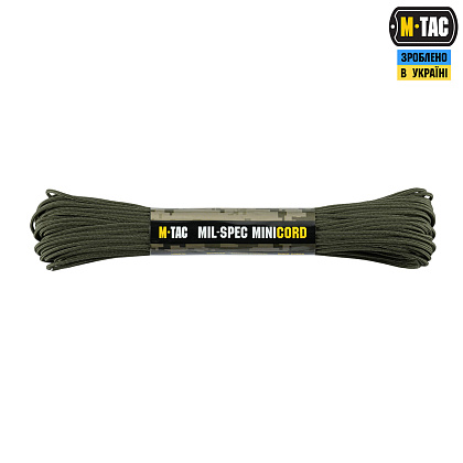 M-Tac паракорд Minicord Mil-Spec 30m Ranger Green– Мілітарист - зображення 1