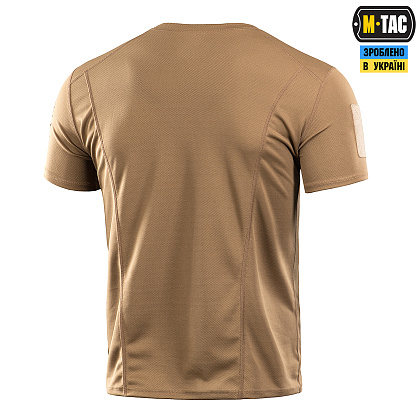 M-Tac футболка потоотводящая Athletic Velcro Coyote Brown– Милитарист - фото 4