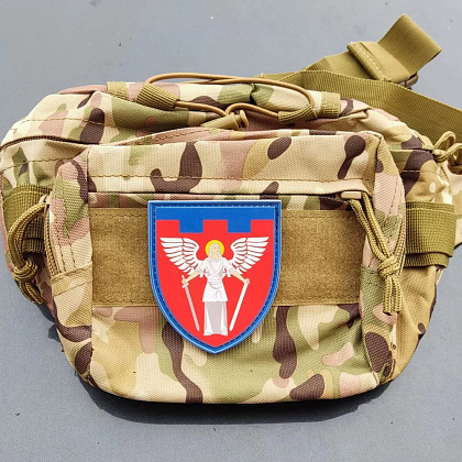 Шеврон ПВХ ТрО 114 бригади ЗСУ Київ– Милитарист - фото 2