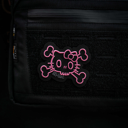 M-Tac нашивка KITTY контур (вышивка) Black– Милитарист - фото 3