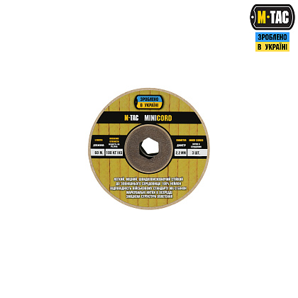 M-Tac паракорд Minicord 60m Coyote– Милитарист - фото 2