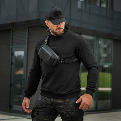 M-Tac кофта Hoodie Born by Revolution Black– Милитарист - фото 29