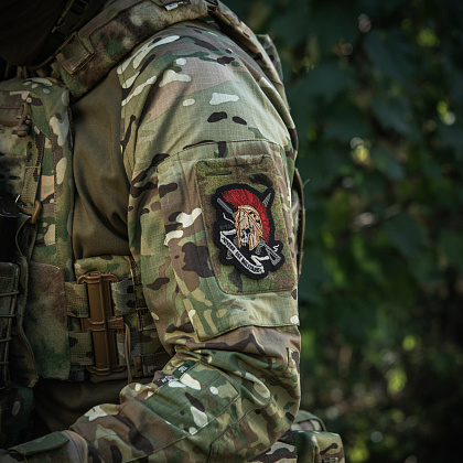M-Tac нашивка шлем Vivere Est Militare (вышивка)– Милитарист - фото 10