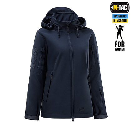 M-Tac куртка Soft Shell Lady Dark Navy Blue– Мілітарист - зображення 3