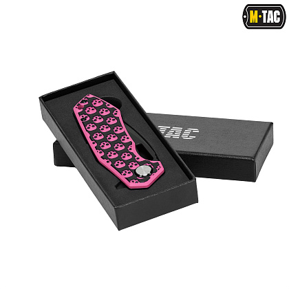 M-Tac ніж складний Type 12 Skull Black/Pink (Сорт 2)– Мілітарист - зображення 9