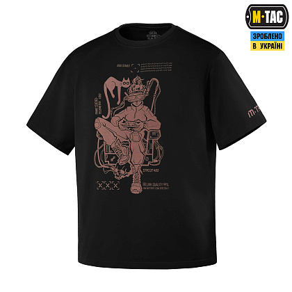 M-Tac футболка Hunter pilots Cotton Black– Милитарист - фото 1