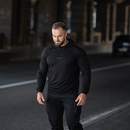 M-Tac кофта Hoodie Born by Revolution Black– Милитарист - фото 25