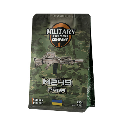 Military Black Coffee Company зерно M249-Перу– Милитарист - фото 1