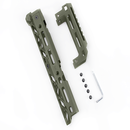 Крук M-Lock цівка для АКС-74У коротка верхні накладка OD Green (1U044A)– Мілітарист - зображення 11