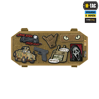 M-Tac велкро-панель на автомобільний сонцезахисний візор Elite Coyote– Мілітарист - зображення 1