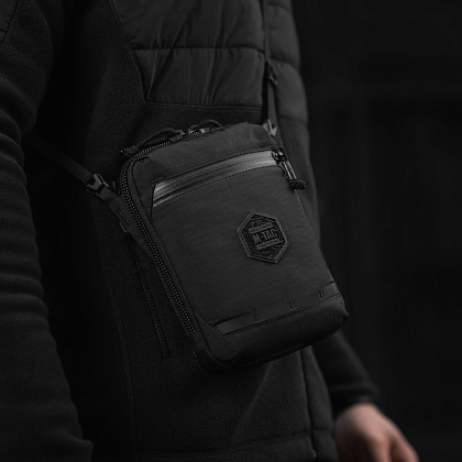 M-Tac сумка Pocket Bag Hardsling Lite-NR Black– Мілітарист - зображення 13