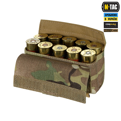 M-Tac подсумок под 12 калибр на 10 патронов Elite Multicam– Милитарист - фото 7
