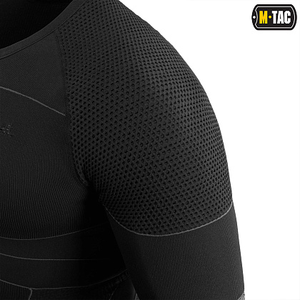 M-Tac терморубашка компрессионная Black/Dark Grey– Милитарист - фото 7