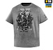 M-Tac футболка 28-а ОМБР ім. Лицарів зимового походу Cotton Hard Light Grey– Мілітарист - мініатюра 1