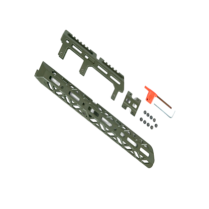 Крук цевье для АК длинное с креплением M-Lok и длинным верхним мостом OD Green (1U004B)– Милитарист - фото 7