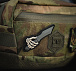 M-Tac нашивка Skeleton Knife PVC Grey– Милитарист - миниатюра 4