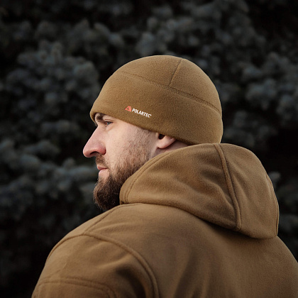 M-Tac шапка Watch Cap Polartec Cold Weather Coyote– Мілітарист - зображення 13