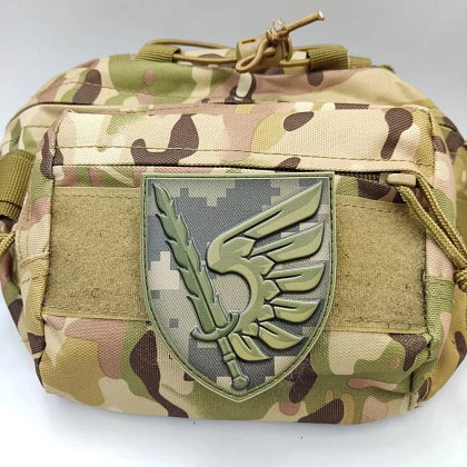 Шеврон ПВХ ЗСУ 79 ОДШБр піксель– Милитарист - фото 2