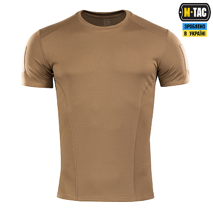 M-Tac футболка потоотводящая Athletic Velcro Coyote Brown– Милитарист - фото 2