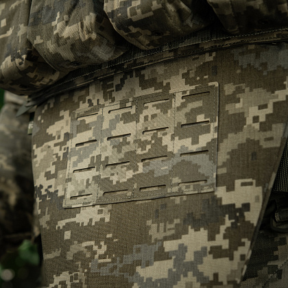 M-Tac фартук противоосколочный с баллистическим пакетом 1 класс (BRONYX) Laser Cut MM14– Милитарист - фото 23