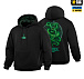 M-Tac кофта Hoodie Ragnarok Night Vision Cotton Hard Black– Мілітарист - мініатюра 1