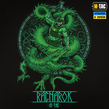 M-Tac кофта Hoodie Ragnarok Night Vision Cotton Hard Black– Мілітарист - зображення 9