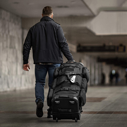 M-Tac сумка транспортна 185л Black– Мілітарист - зображення 20