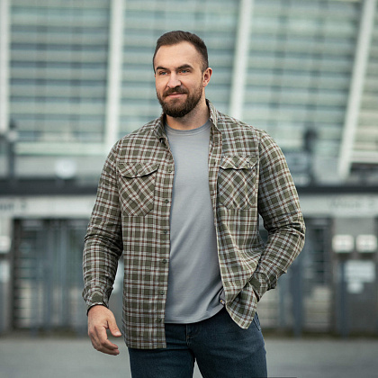 M-Tac сорочка Lumberjack Cotton Shirt Olive/Grey– Мілітарист - зображення 28