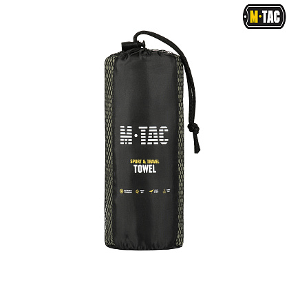 M-Tac полотенце микрофибра 150х75 army green– Милитарист - фото 3