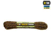 M-Tac паракорд Survival Coyote Camo 15м– Мілітарист
