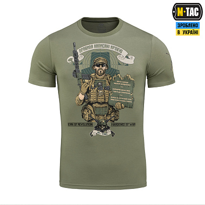 M-Tac футболка Заповіді стрільця Light Olive– Милитарист - фото 2