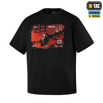 M-Tac футболка One Shot Oversize Black– Мілітарист - зображення 1